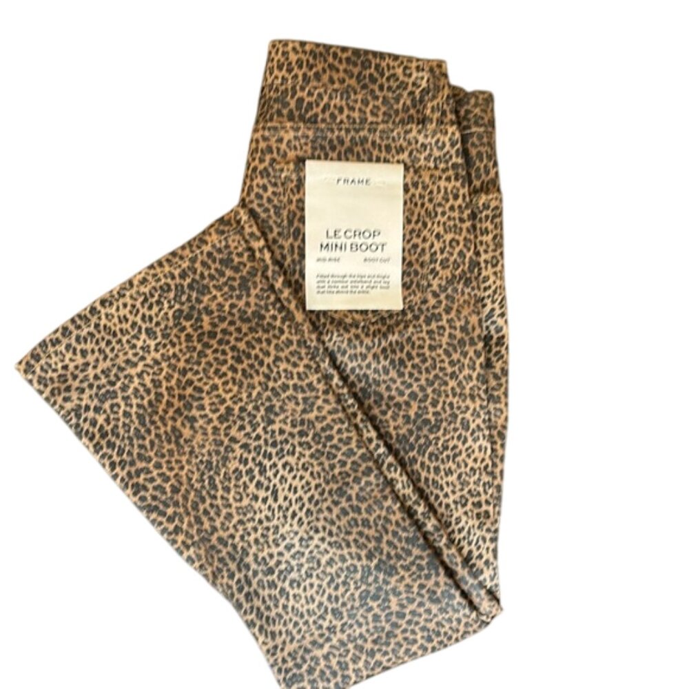 Frame Denim Leopard Print Women's Jeans